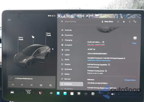 2021 Tesla Model 3 Performance Dual Motor All-Wheel Drive из США, поврежденный, VIN 5YJ3E1EC9MF849817
